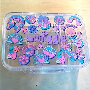 Smiggle Clear Decorative Snack/Lunch Box
